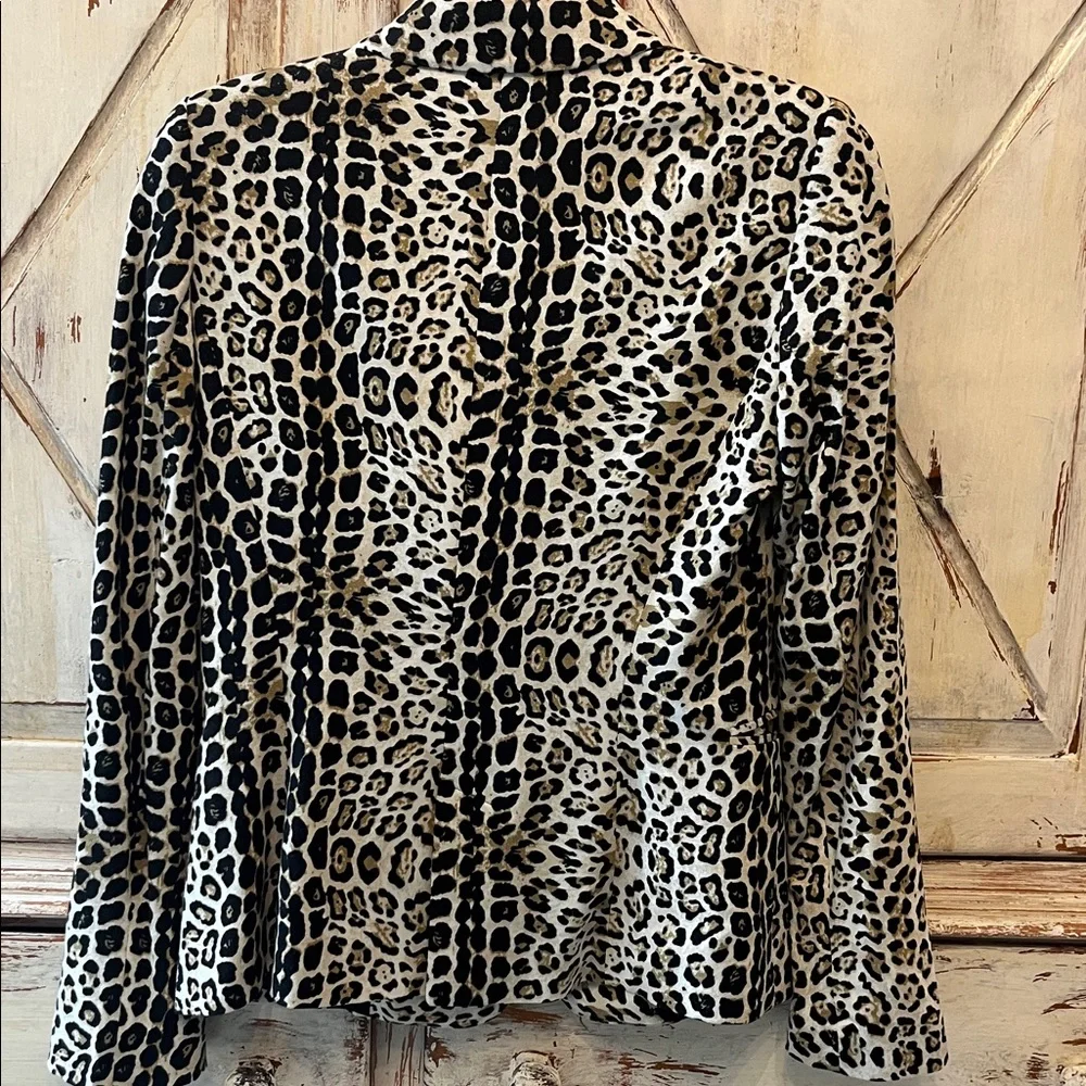 Zara basic leopard blazer - Picture 4 of 5